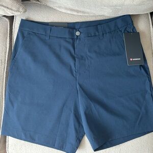 Lululemon Athletica Navy Blue WovenAir Fabric ABC Shorts